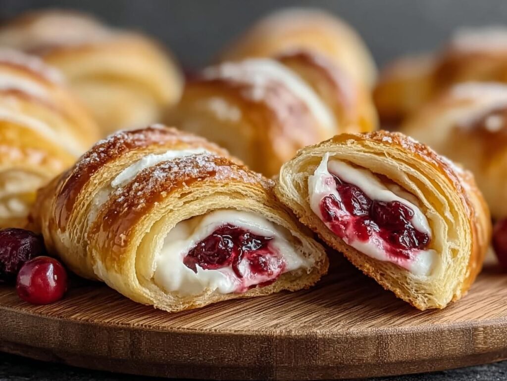 Cranberry Cream Cheese Crescent