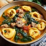 Italian Sausage Tortellini Soup