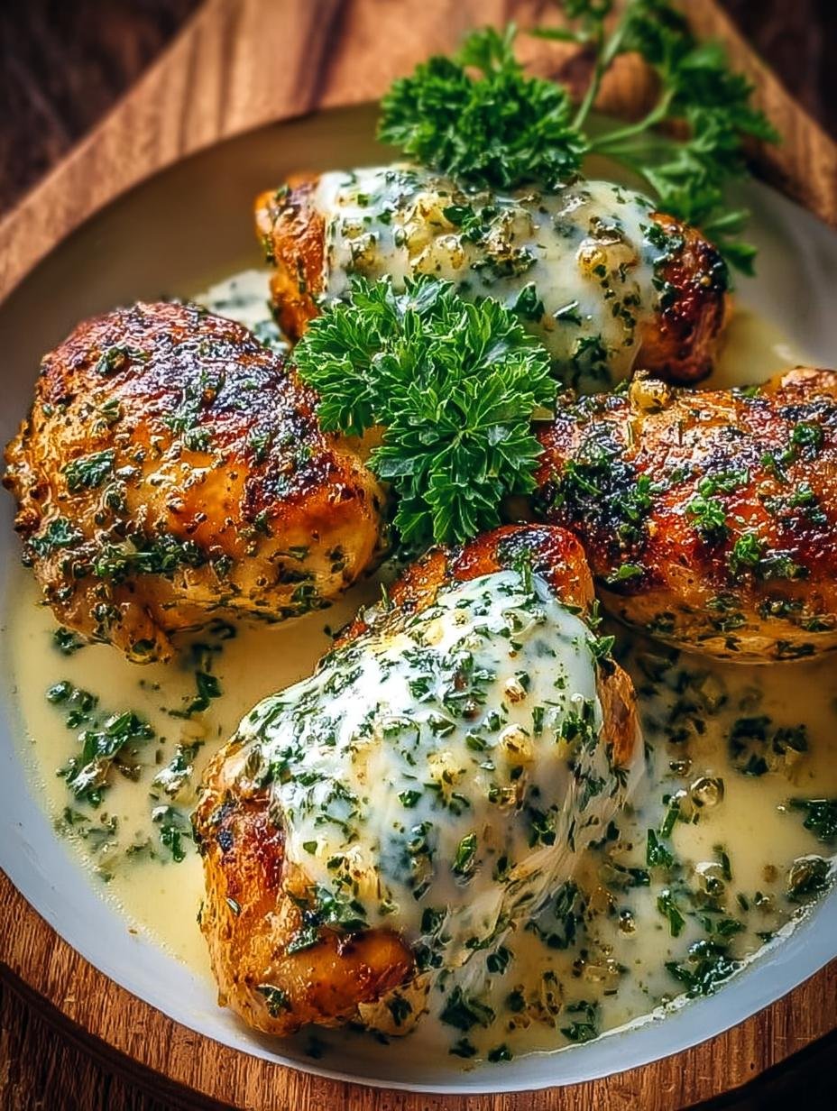 Creamy Garlic Herb Chicken: 35 Min Comfort Meal 2 Creamy Garlic Herb Chicken: 35 Min Comfort Meal - Creamy Garlic Herb Chicken - additional detail