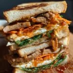 Korean Bibimbap Sandwich