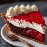 Red Velvet Brownie Pie