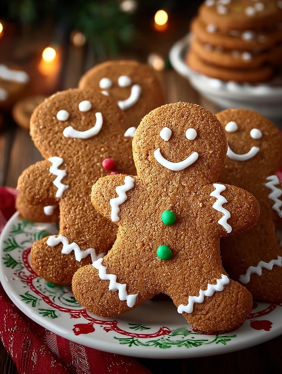 Deliciously Soft Chewy Gingerbread Men for the Holidays - Soft Chewy Gingerbread Men - main visual representation