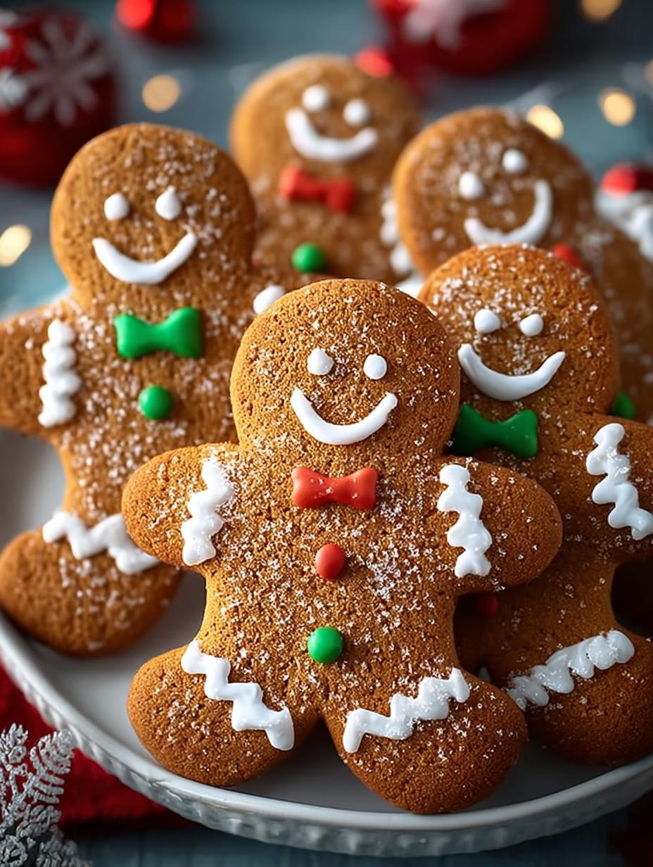 Soft Chewy Gingerbread Men