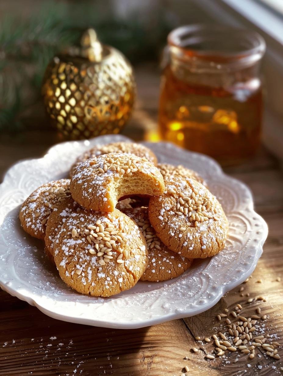 Delightful Traditional Greek Honey Cookies Recipe 2 Delightful Traditional Greek Honey Cookies Recipe - Traditional Greek Honey Cookies - main visual representation
