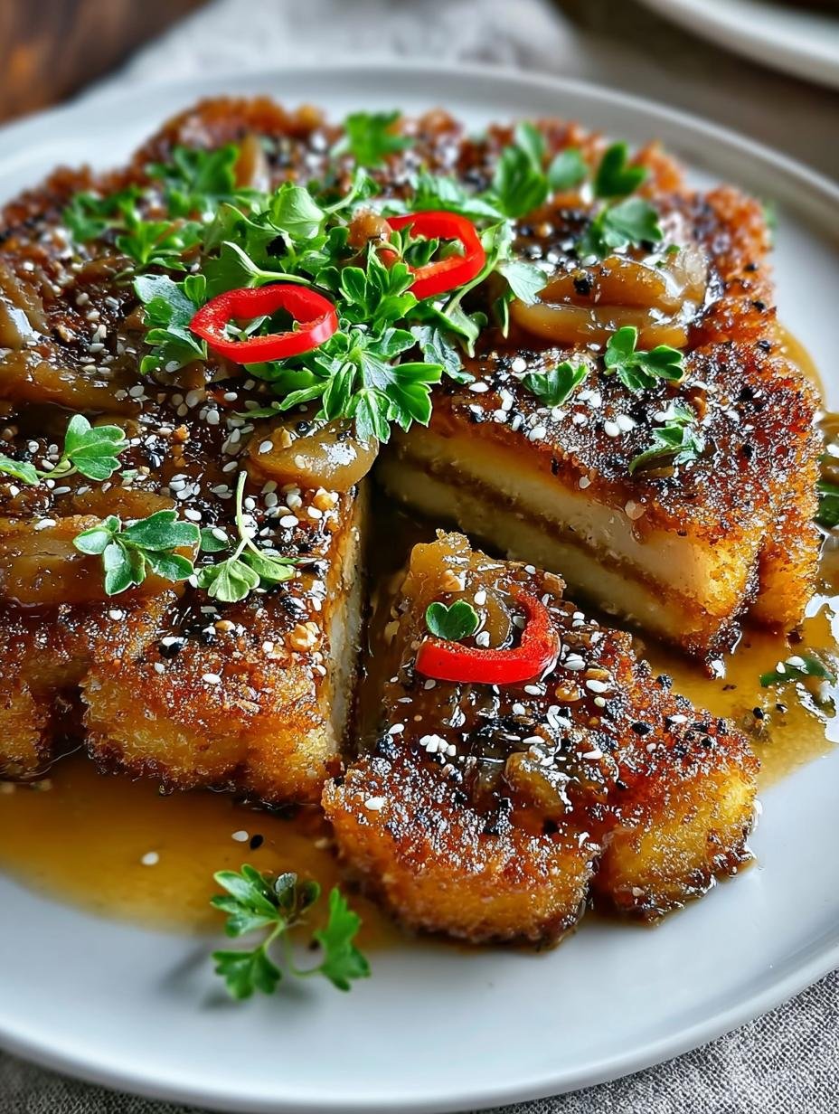 Vegan Crispy Black Pepper Cauliflower Steaks That Wow - Vegan Crispy Black Pepper - additional detail