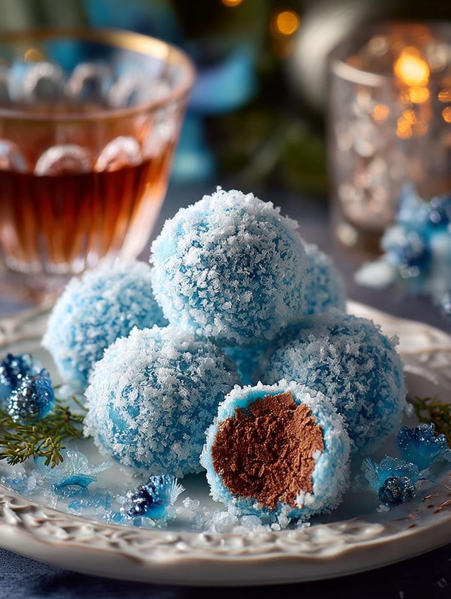 Blue Christmas Truffles: 5 Festive Treats to Delight 3 Blue Christmas Truffles: 5 Festive Treats to Delight - Blue Christmas Truffles - additional detail