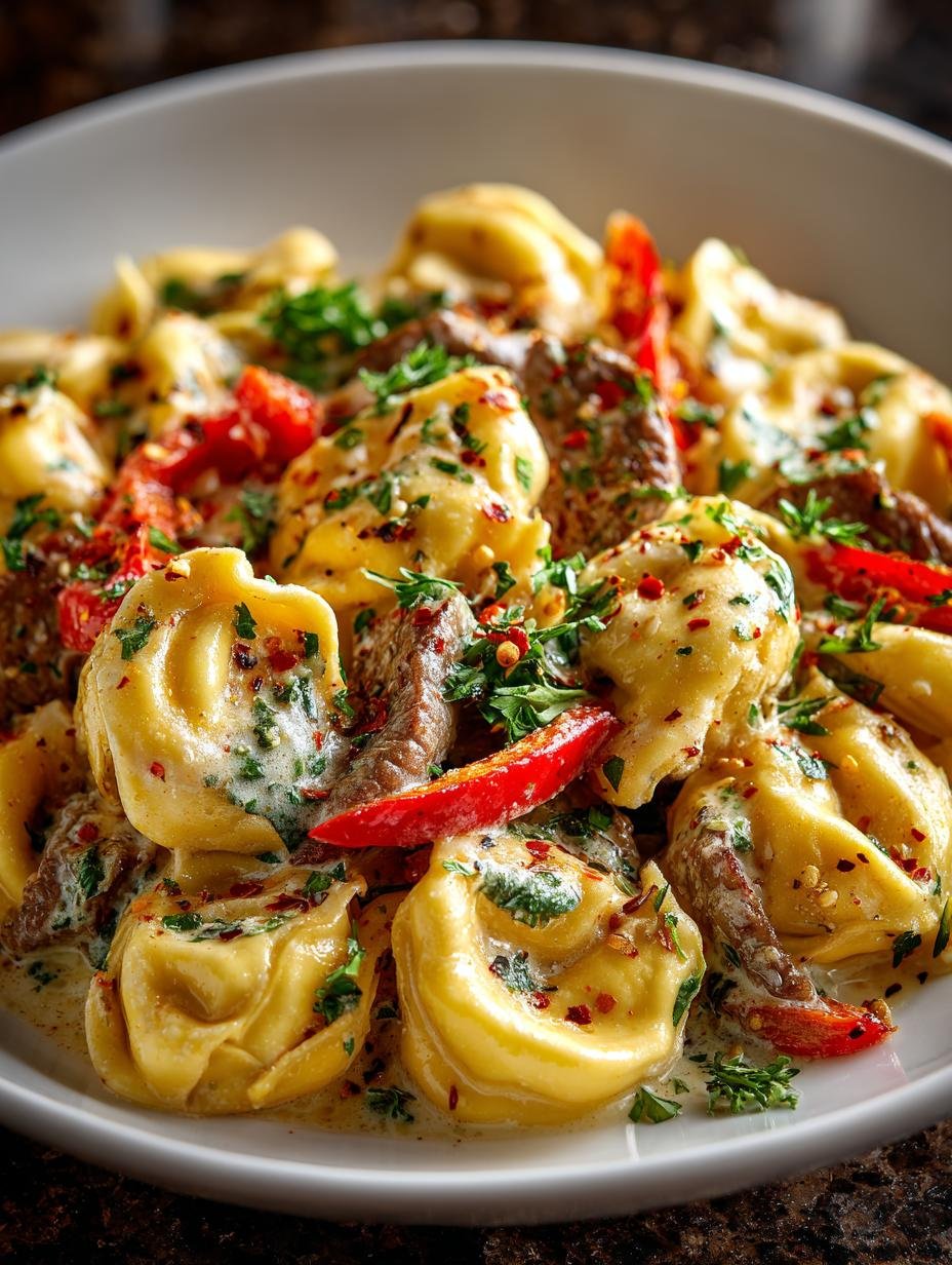 Cheesesteak Tortellini Creamy Provolone: 5 Reasons to Indulge 1 Cheesesteak Tortellini Creamy Provolone