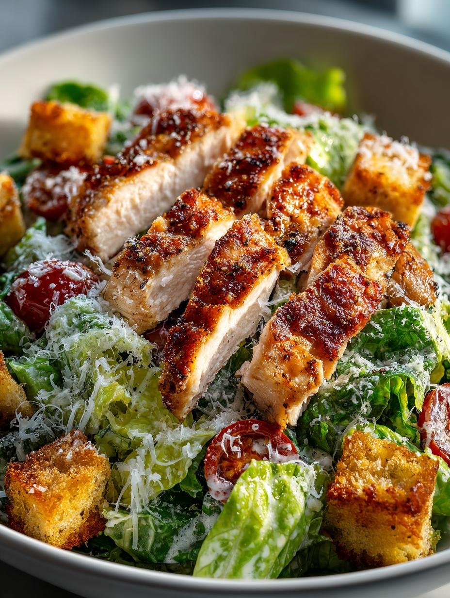 Chicken Caesar Salad: 5 Easy Steps to Perfection 3 Chicken Caesar Salad: 5 Easy Steps to Perfection - Chicken Caesar Salad - additional detail