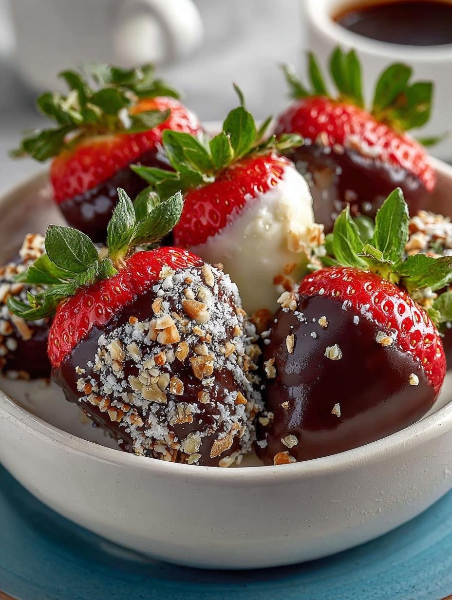 Delicious Chocolate Dipped Strawberries Recipe: 5 Steps 1 Chocolate Dipped Strawberries