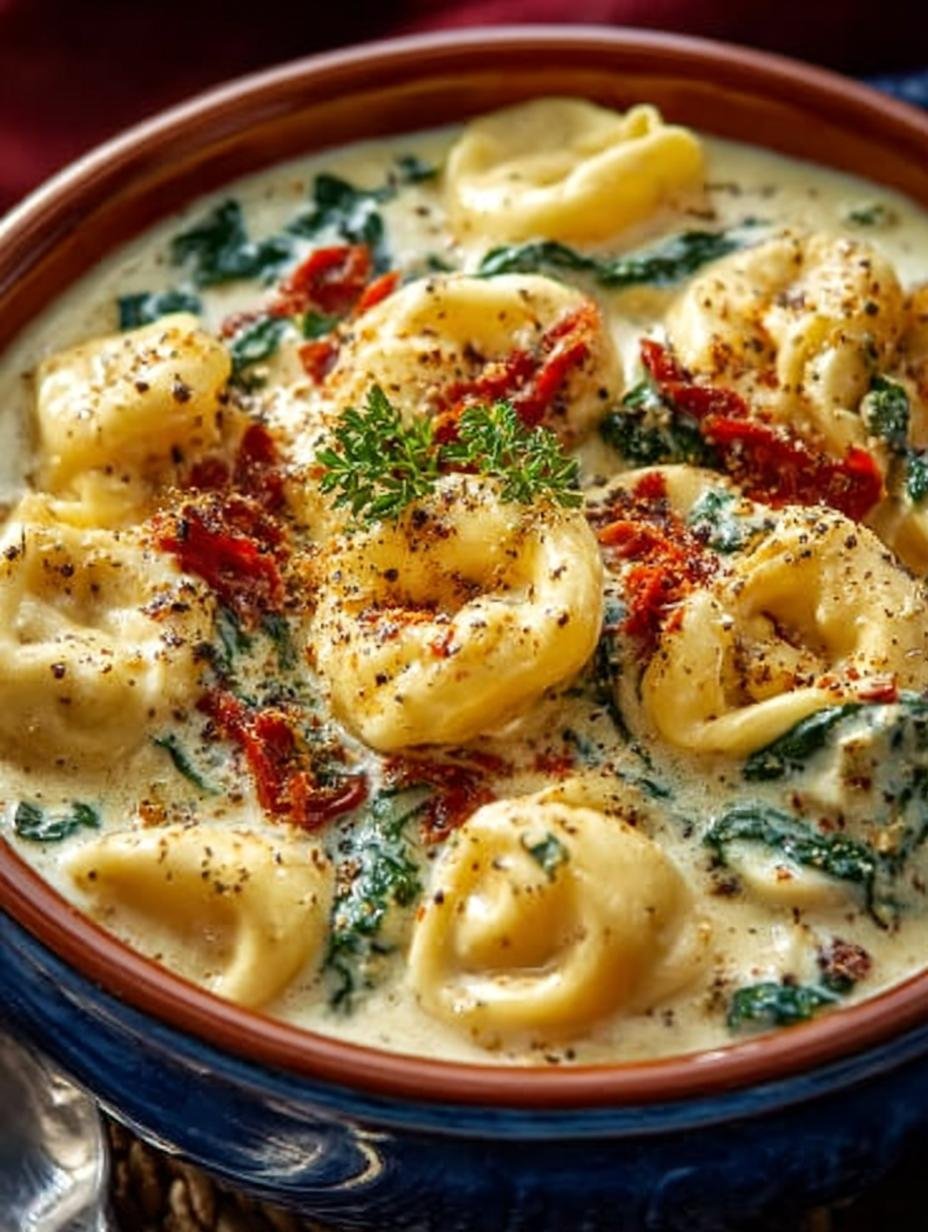Creamy Tuscan Garlic Tortellini: 5 Irresistible Reasons to Try 2 Creamy Tuscan Garlic Tortellini: 5 Irresistible Reasons to Try - Creamy Tuscan Garlic Tortellini - main visual representation