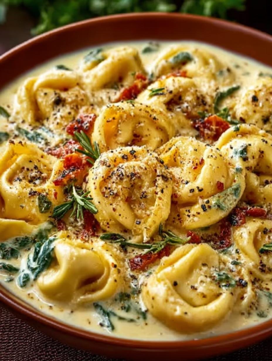 Creamy Tuscan Garlic Tortellini: 5 Irresistible Reasons to Try 3 Creamy Tuscan Garlic Tortellini: 5 Irresistible Reasons to Try - Creamy Tuscan Garlic Tortellini - additional detail