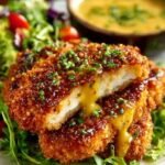 Pretzel Crusted Chicken with Honey Mustard Sauce Recipe 4 Pretzel Crusted Chicken with