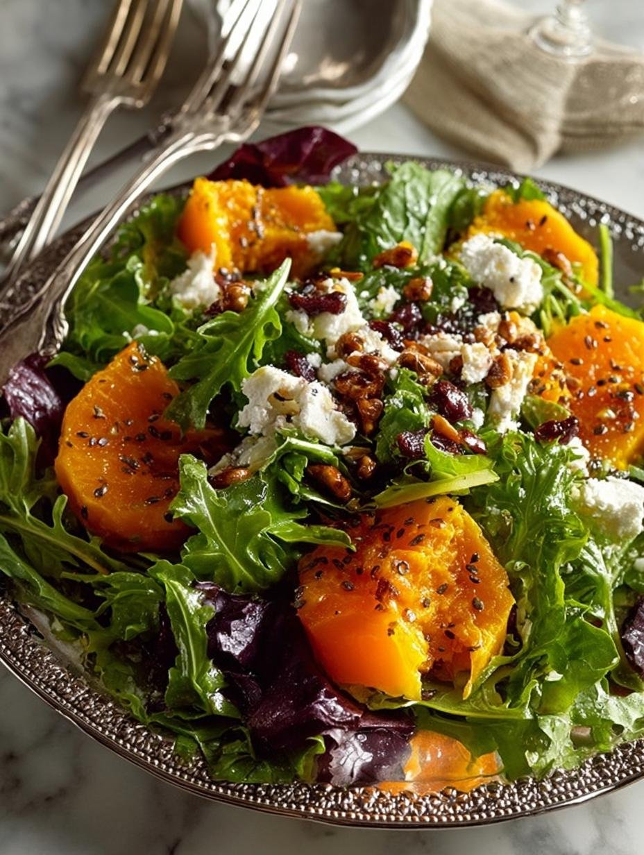 Delicious Roasted Butternut Squash Salad Recipe 1 Roasted Butternut Squash Salad