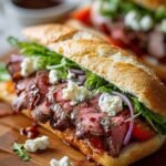 Sirloin Steak Sandwich with Balsamic Glaze: A Savory Delight 4 Sirloin Steak Sandwich with