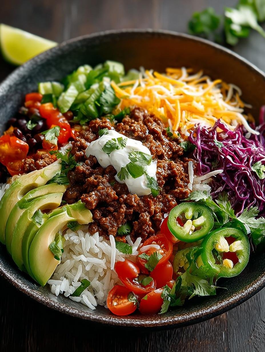 Beef Taco Bowl: 5 Irresistible Ways to Enjoy It 3 Beef Taco Bowl: 5 Irresistible Ways to Enjoy It - Beef Taco Bowl - additional detail