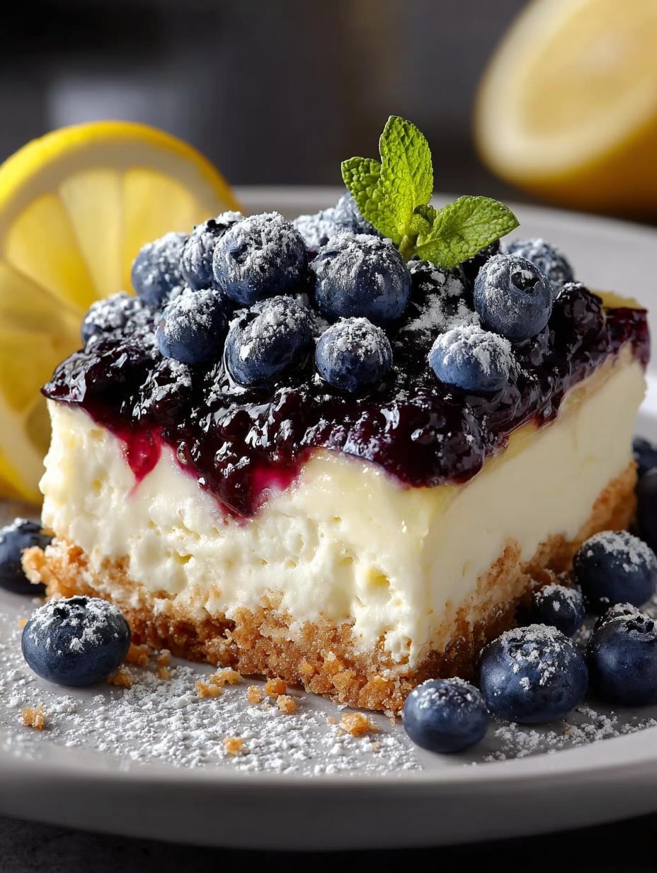 Indulge in Blueberry Lemon Heaven Dessert Today 3 Indulge in Blueberry Lemon Heaven Dessert Today - Blueberry Lemon Heaven Dessert - additional detail