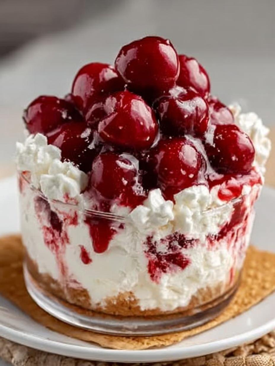 Easy Cherry Cheesecake Fluff: A Delightful Dessert - Cherry Cheesecake Fluff - main visual representation