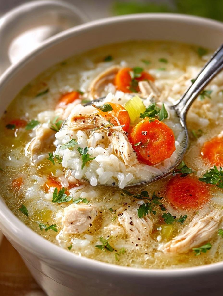 Creamy Chicken Rice Soup: 7 Steps to Comforting Goodness 3 Creamy Chicken Rice Soup: 7 Steps to Comforting Goodness - Creamy Chicken Rice Soup - additional detail
