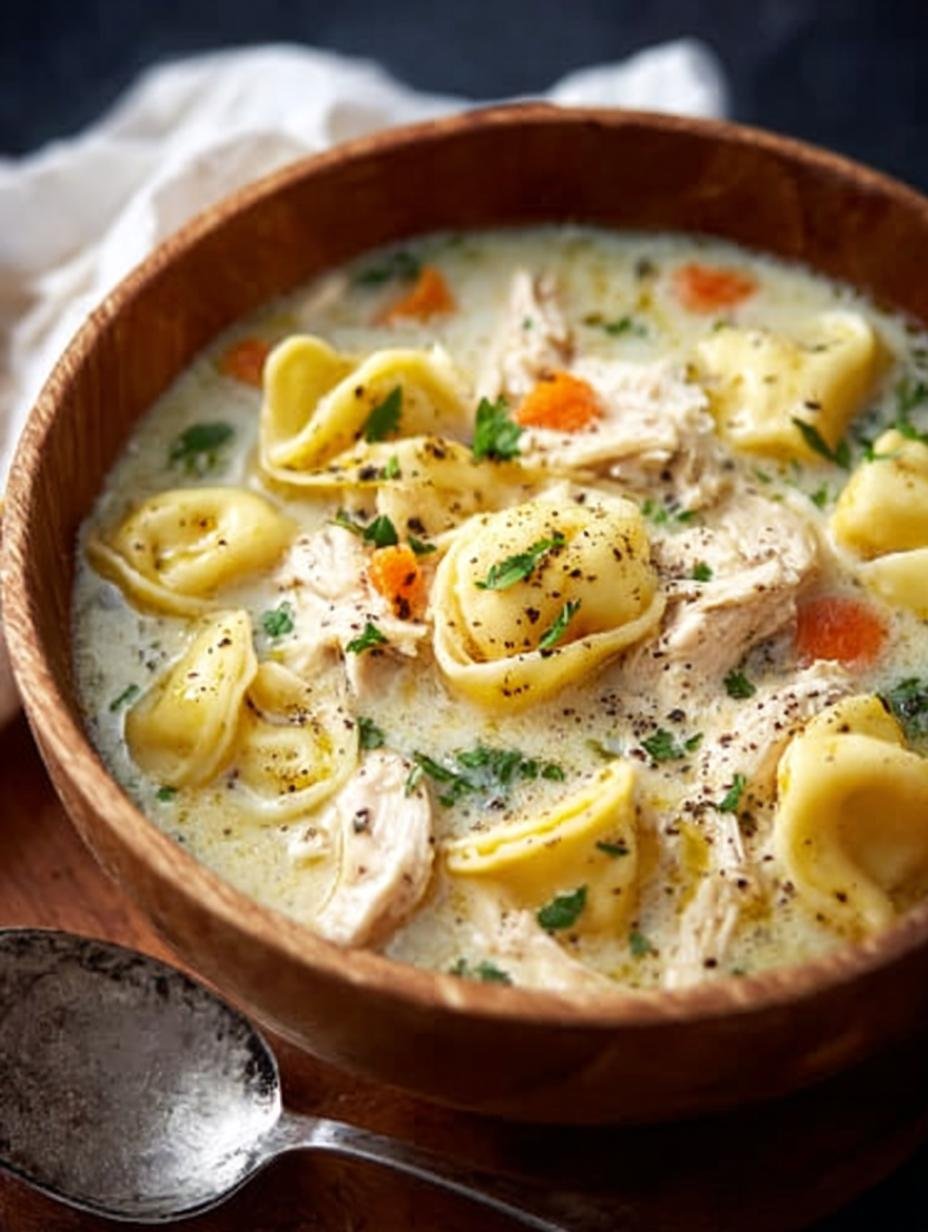 Creamy Chicken Tortellini Soup: 5 Steps to Comfort - Creamy Chicken Tortellini Soup - additional detail