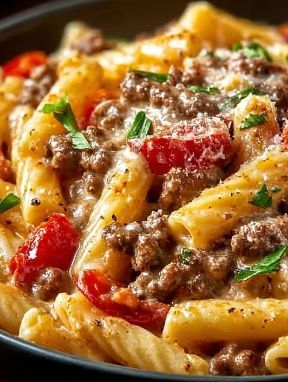 Creamy Rotel Pasta with Ground Beef: 10-Minute Delight 1 Creamy Rotel Pasta with
