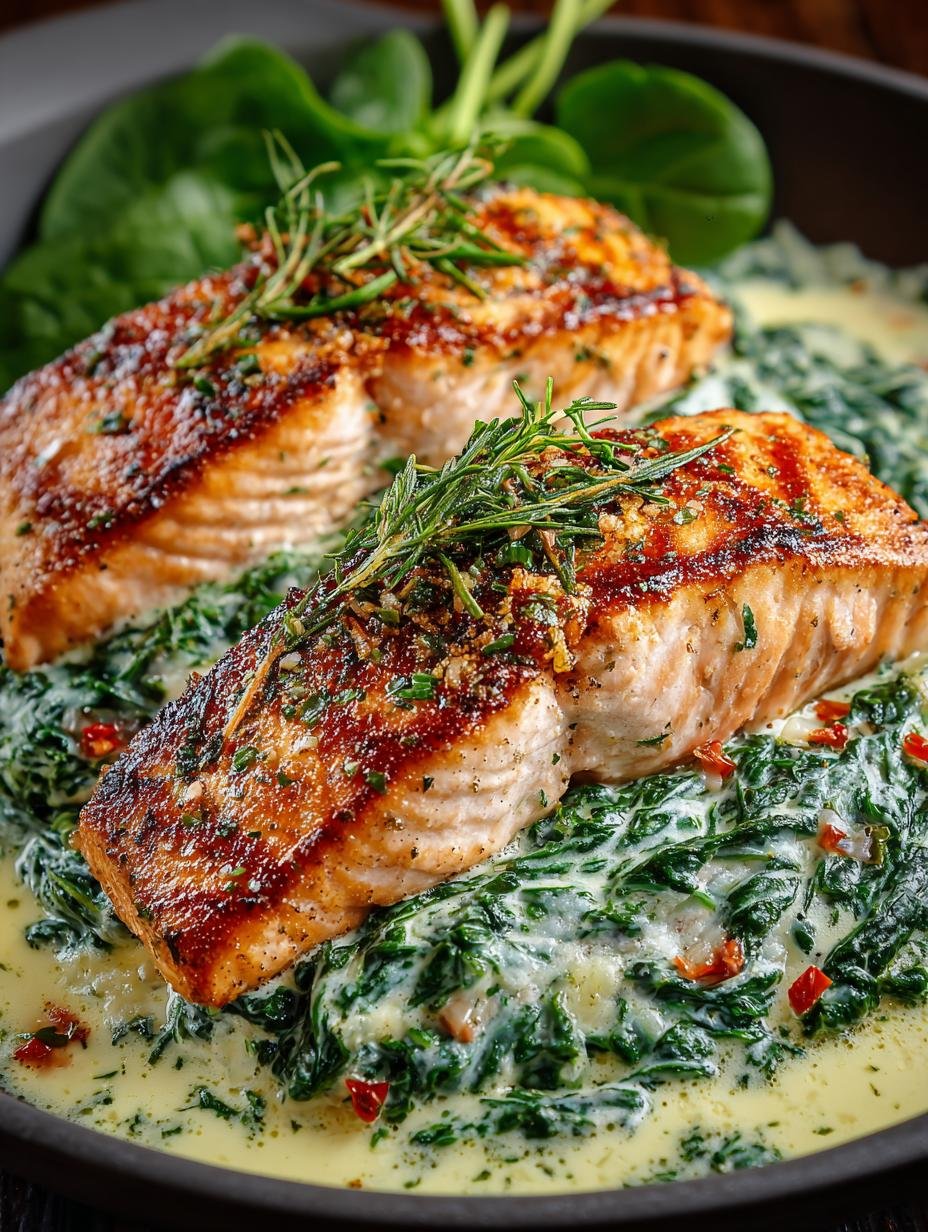 Creamy Spinach Salmon: 7 Irresistible Secrets Revealed - Creamy Spinach Salmon - additional detail