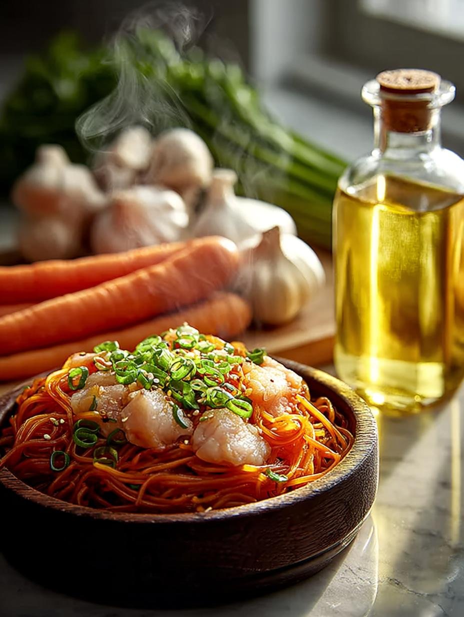 Delicious Korean Fried Noodles: 5 Easy Steps to Enjoy 2 Delicious Korean Fried Noodles: 5 Easy Steps to Enjoy - Korean Fried Noodles - main visual representation
