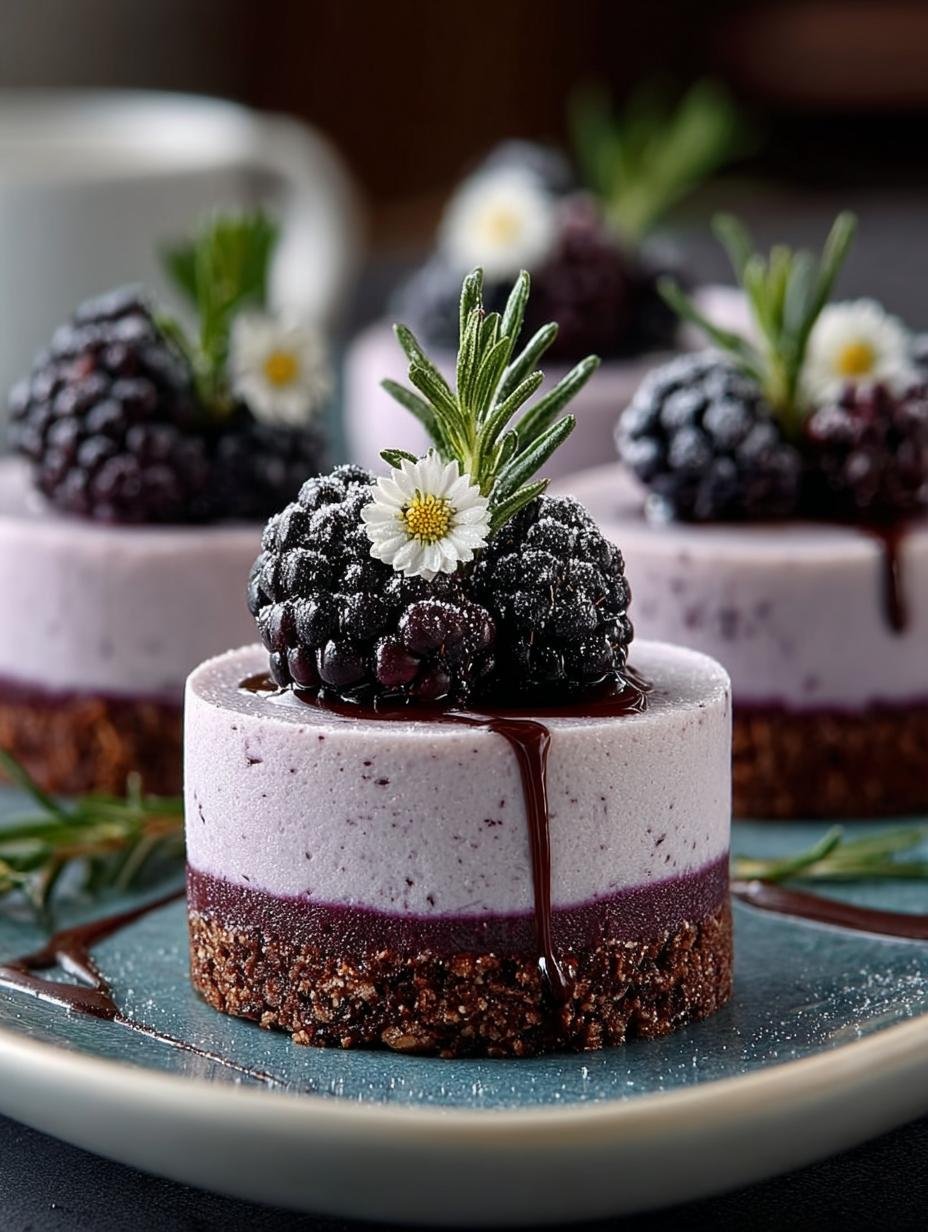 Mini Blackberry Mousse Cakes: 6 Elegant Delights - Mini Blackberry Mousse Cakes - main visual representation
