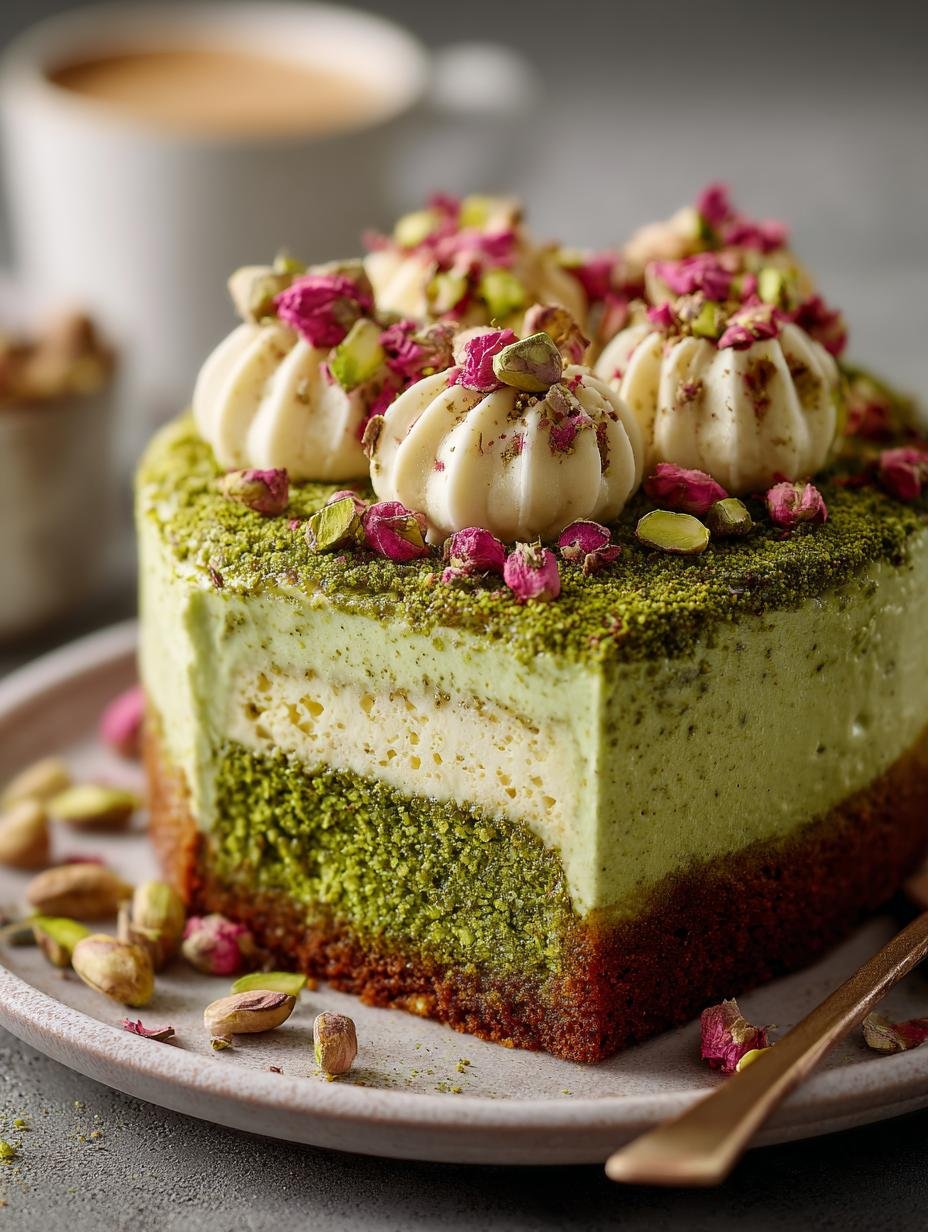 Pistachio Rose Cake: 5 Reasons to Savor This Delight 2 Pistachio Rose Cake: 5 Reasons to Savor This Delight - Pistachio Rose Cake - main visual representation
