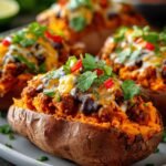 Stuffed Sweet Potatoes with Chili: 4 Hearty Variations 4 Stuffed Sweet Potatoes with