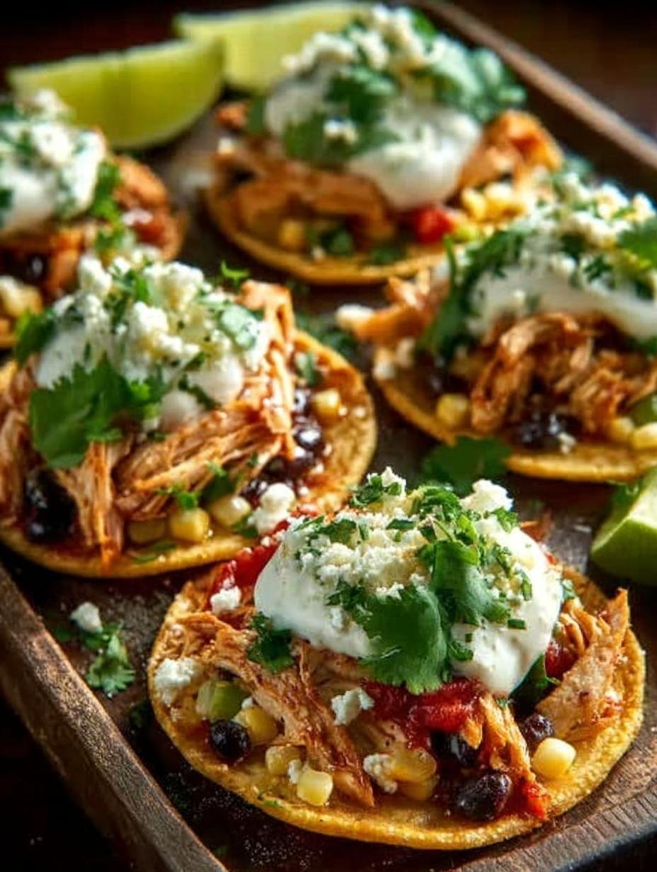Tasty Rotisserie Chicken Tostadas: 7 Flavorful Ways 2 Tasty Rotisserie Chicken Tostadas: 7 Flavorful Ways - Tasty Rotisserie Chicken Tostadas - main visual representation