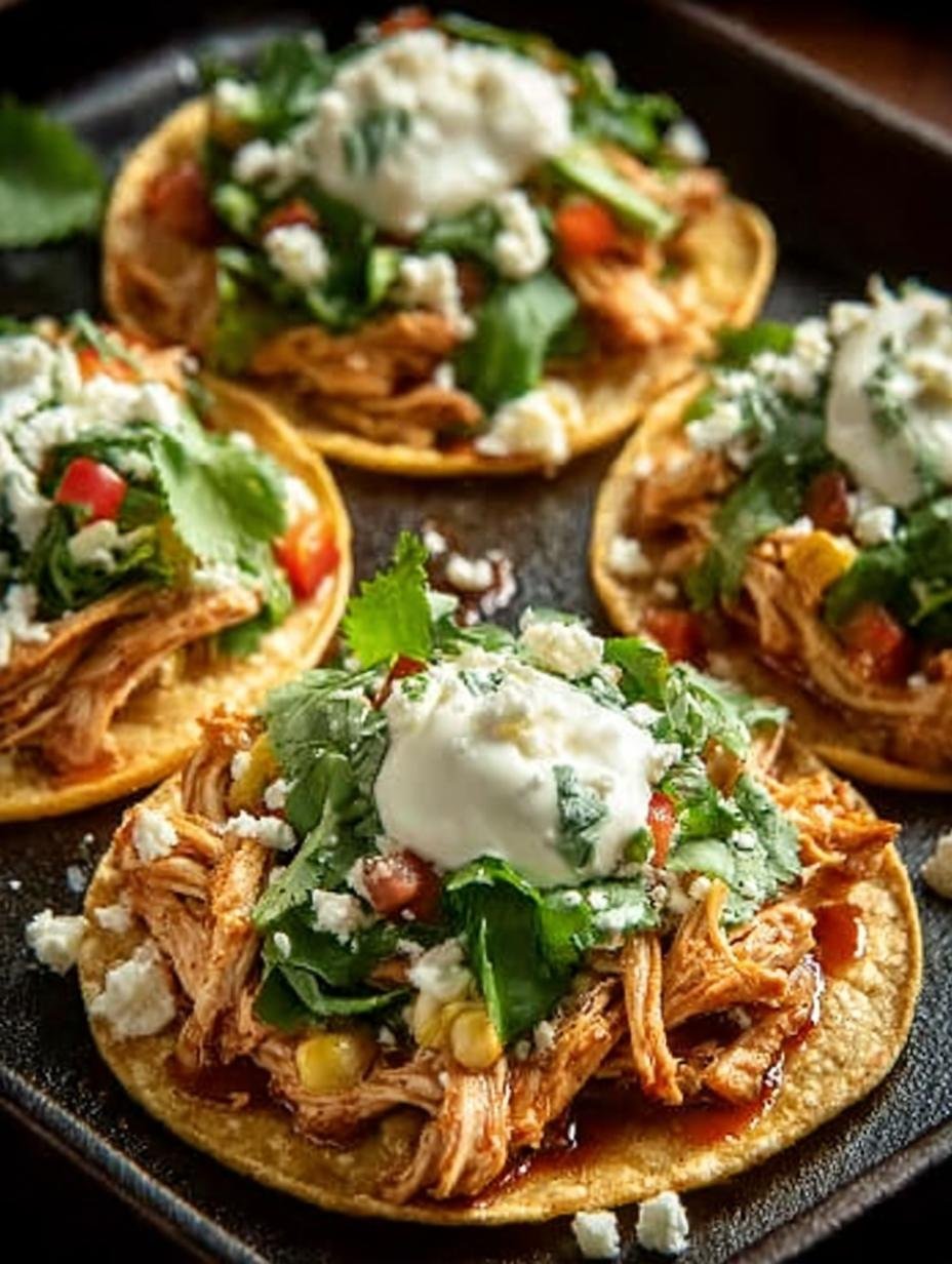 Tasty Rotisserie Chicken Tostadas: 7 Flavorful Ways 1 Tasty Rotisserie Chicken Tostadas