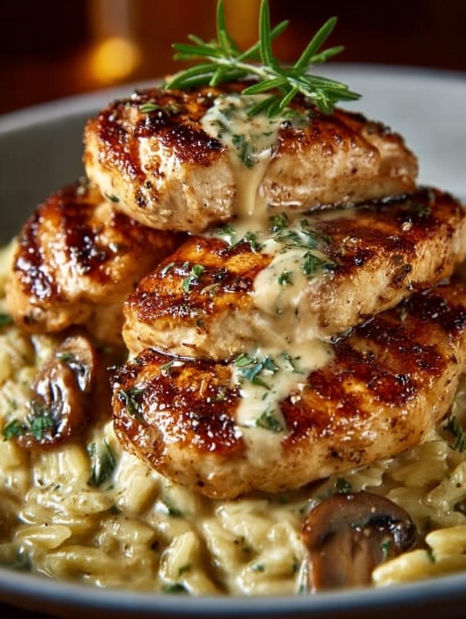 Marsala Chicken with Creamy Orzo: 5-Star Delight 1 Marsala Chicken with Creamy