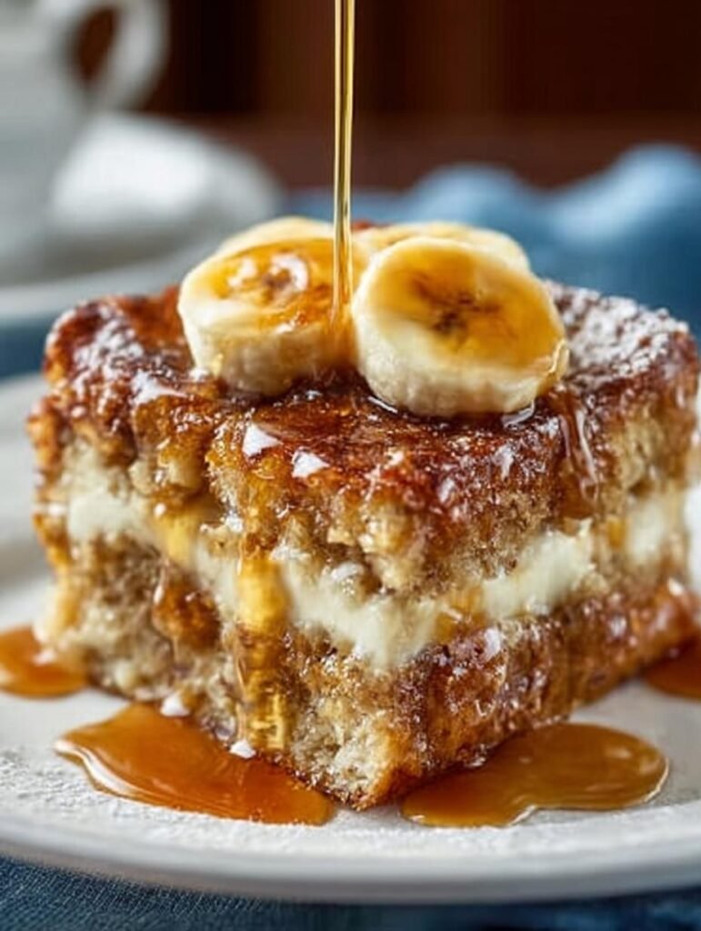 Overnight Baked Banana French