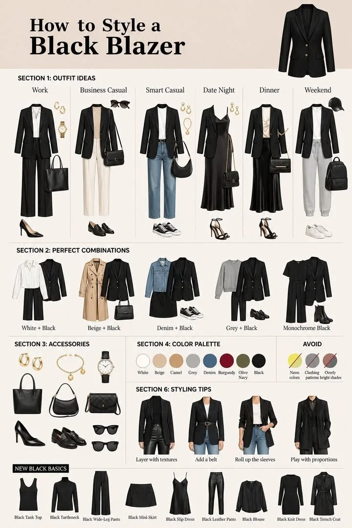 Black Blazer: A Timeless Wardrobe Essential for Every Season and Occasion