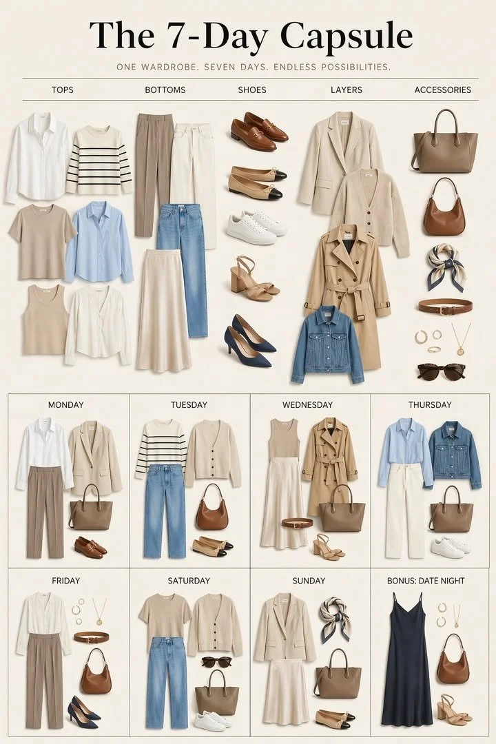 Day Capsule Wardrobe: Timeless Essentials for Polished Looks