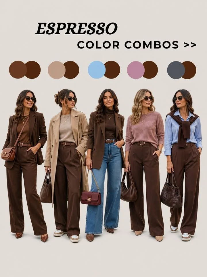 Espresso Tones in Fashion: Deep Chocolate Shade of Quiet Luxury
