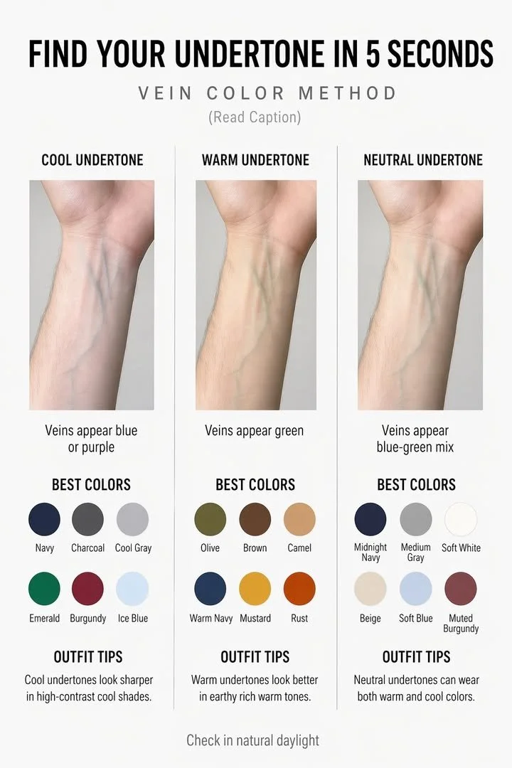 Guide to finding your undertone colors for enhanced appearance.