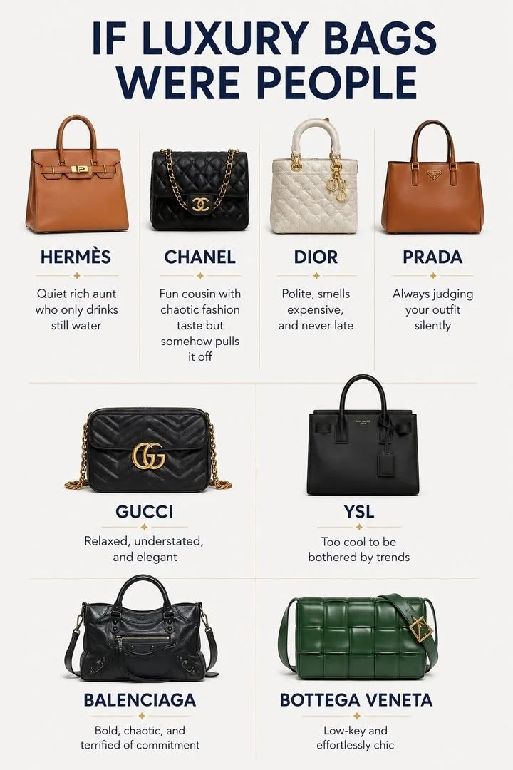 Luxury Bags as Personalities: Quiet Luxury and Effortlessly Cool Styles
