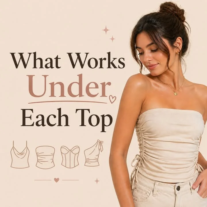 Stylish pairing tops with innerwear for a fashionable look