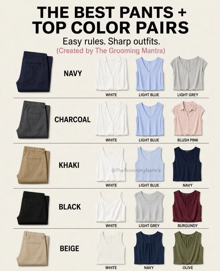 Pant and Top Color Pairings to Elevate Your Style 2 Pant and Top Color Pairings to Elevate Your Style